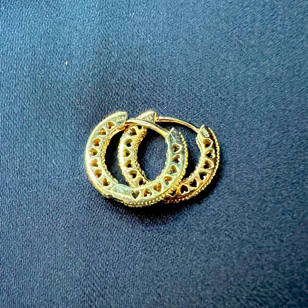 Pandora gold hoops